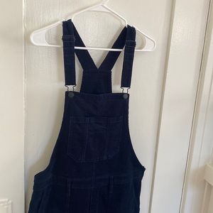 Navy Corduroy Overalls